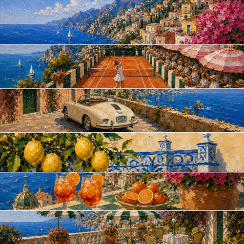 Dolce Vita Collection – 6 Oil Painting Wallpapers (MacBook & iPhone)